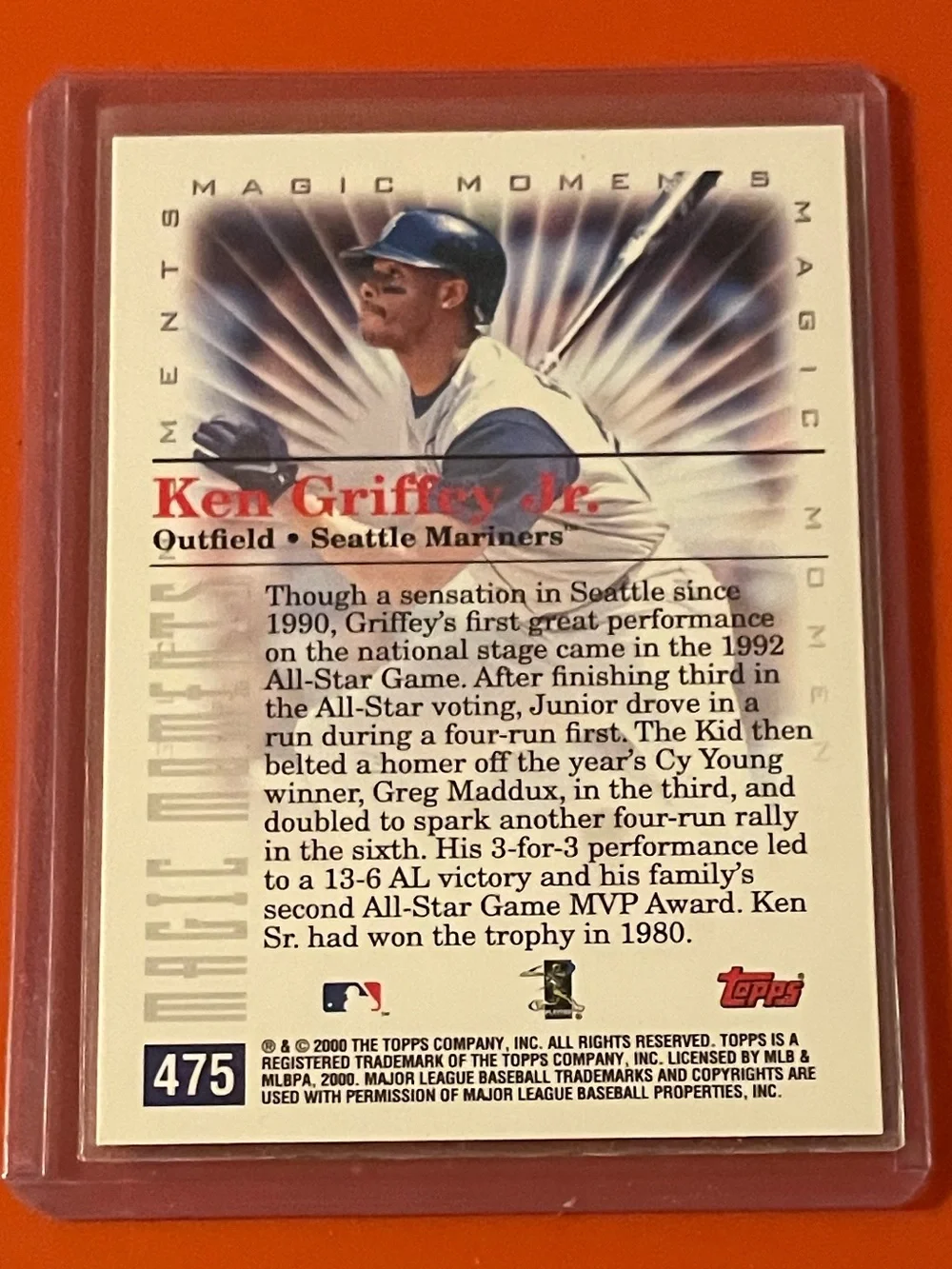 Topps great ungraded